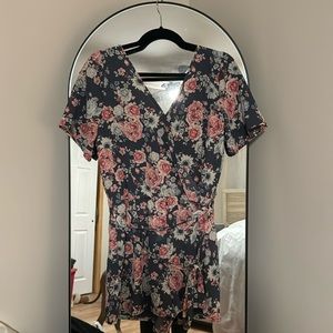 Hot Kiss 💋 Floral Short Legged Romper